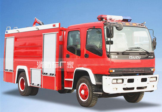 8噸五十鈴FVR水罐消防車價(jià)格3