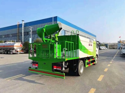 電動灑水車圖片_東風(fēng)凱普特5噸純電動抑塵車4