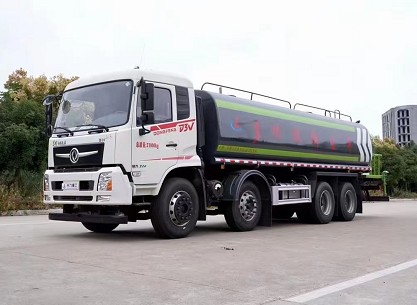 25方灑水車大約多少錢一臺呢_國六東風(fēng)專底D3V前四后八26方灑水車廠家價格3