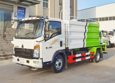 重汽豪沃7方藍牌灑水車 重汽豪沃7方藍牌灑水車