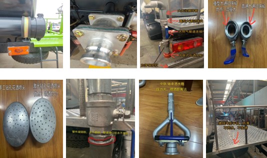 重汽豪沃7方藍牌灑水車細節圖片 重汽豪沃7方藍牌灑水車細節圖片